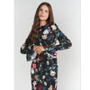 Aliza Dress Exotic Winter Floral Adina LV