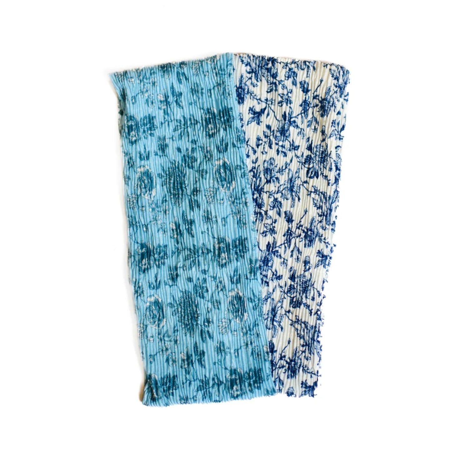 Floral Toile Pleated Headband Nicsessories