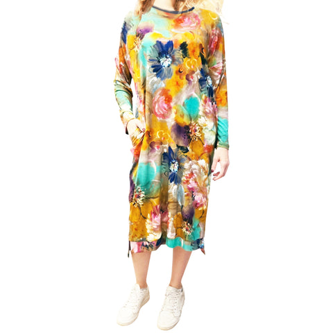 Vibrant Summer Print Dress