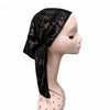 Metallic Foil Short Tail Pre-Tied Scarf Atifa
