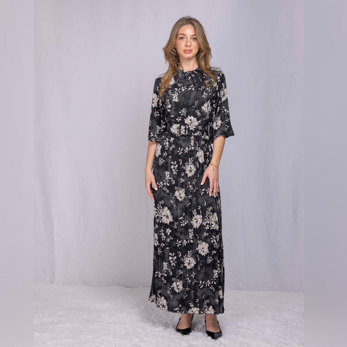 Flute Sleeve Dress