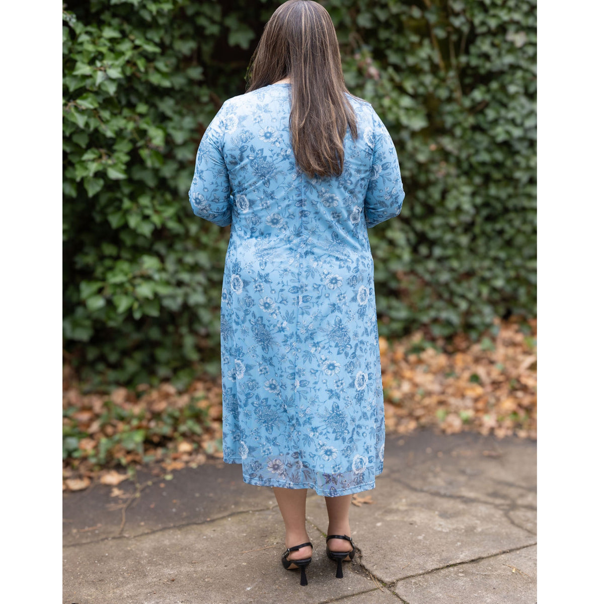 Muse Dress Sky Blue Floral