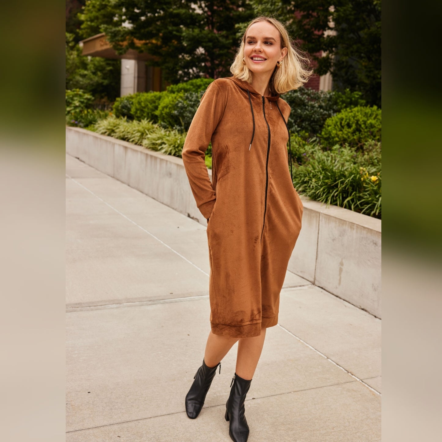 Caramel Carrie Hoodie Dress 2.0