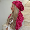 Hot Pink Hibiscus Headscarf SB