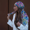 Water Color Petals Headscarf SB