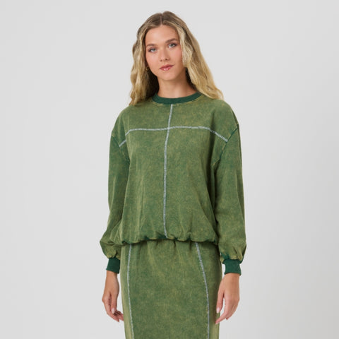 Ari Sweatshirt Green By Tess