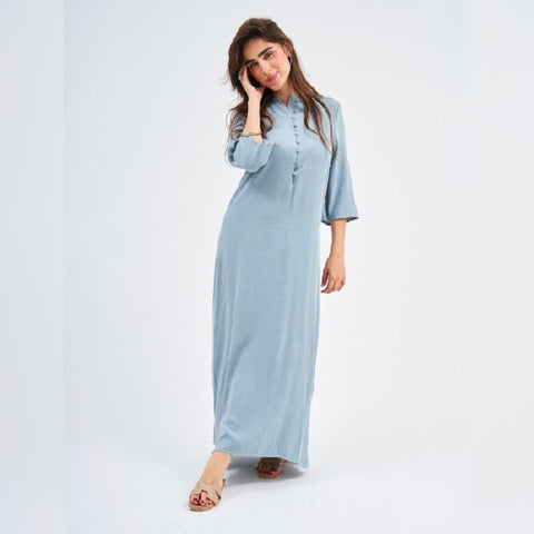Powder Blue Maxi Dress DF