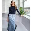 Anna Light Denim Maxi Skirt - The Mimi Boutique