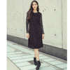 Esti Black Suede Dress