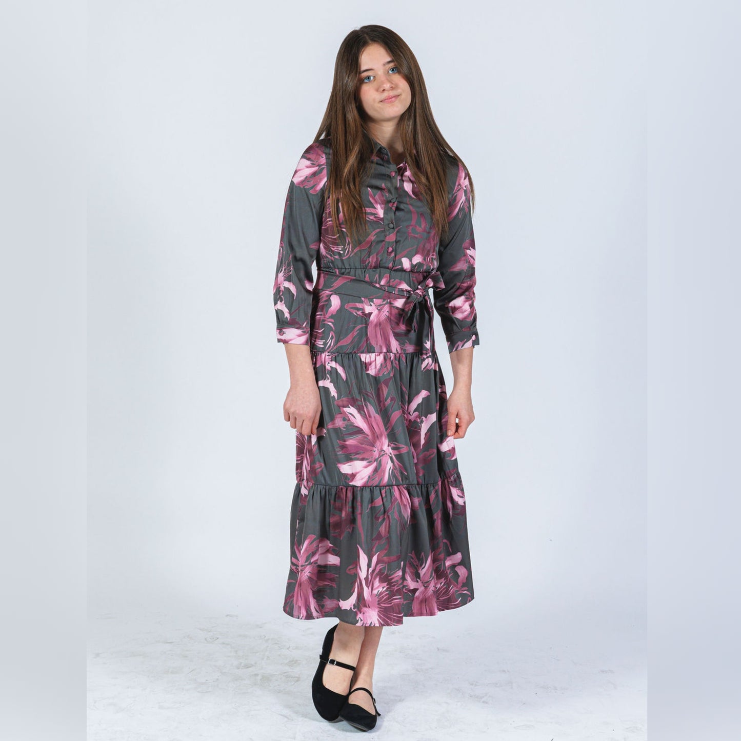 Pippy Satin Dress Thread Teen