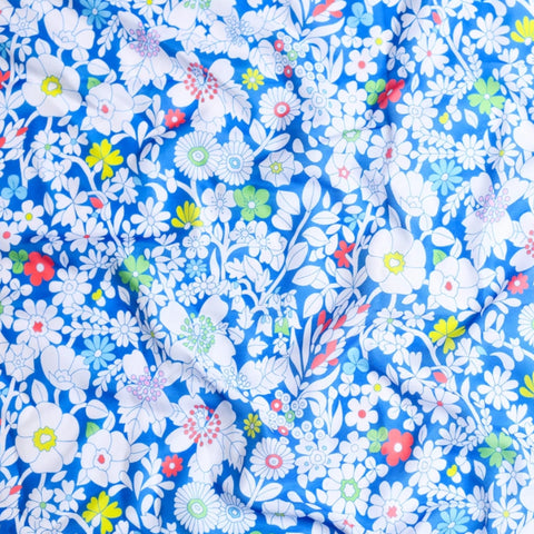 Blue Liberty Floral Tichel Nicsessories