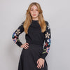 Floral Pearl Embroidered Sweater