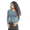 Elastic Pull Side Top Acid Wash Lt Blue