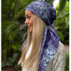 Denim Paisley Patchwork Headscarf SB
