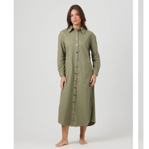 Sienna Dress Green By Tess