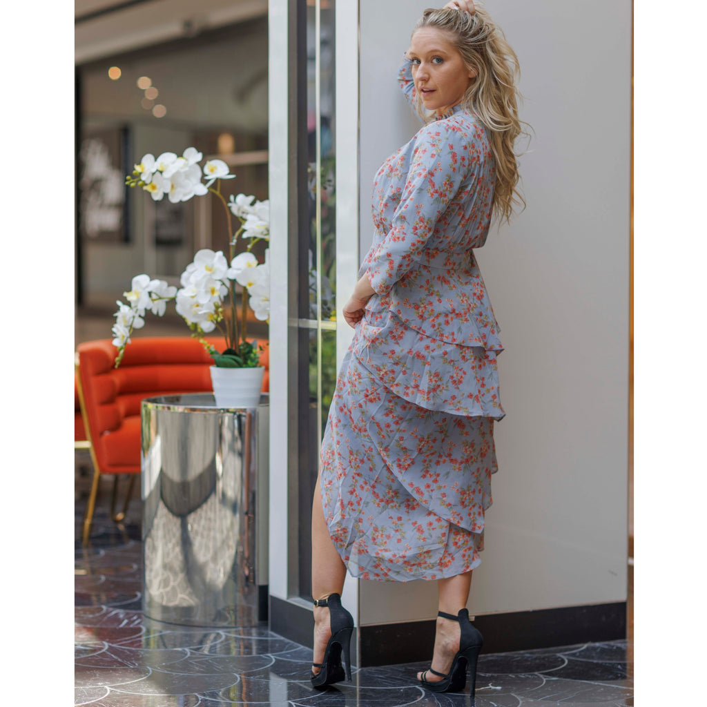 andrea embroidered mini dress Andrea Floral Dress