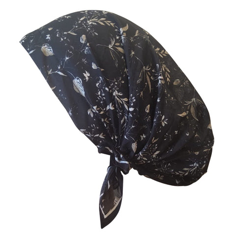 Floral Cotton Bandana Pre-tied Headscarf Revaz