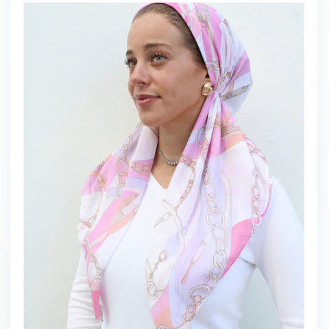 Pastel Chain Headscarf SB