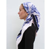 Country Navy Toile Headscarf SB