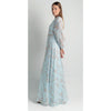 Powder Blue 3D Cherry Blossom Gown Touch - The Mimi Boutique