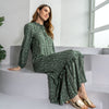 Sarit Maxi Dress Olive Floral