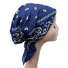 Paisley Cotton Bandana Pre-tied Headscarf Revaz