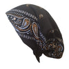 Paisley Cotton Bandana Pre-tied Headscarf Revaz