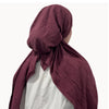Bamboo Crepe Solid Pretied Headscarf Valeri