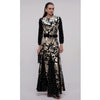 Black & Gold Foil Gown by Touch
