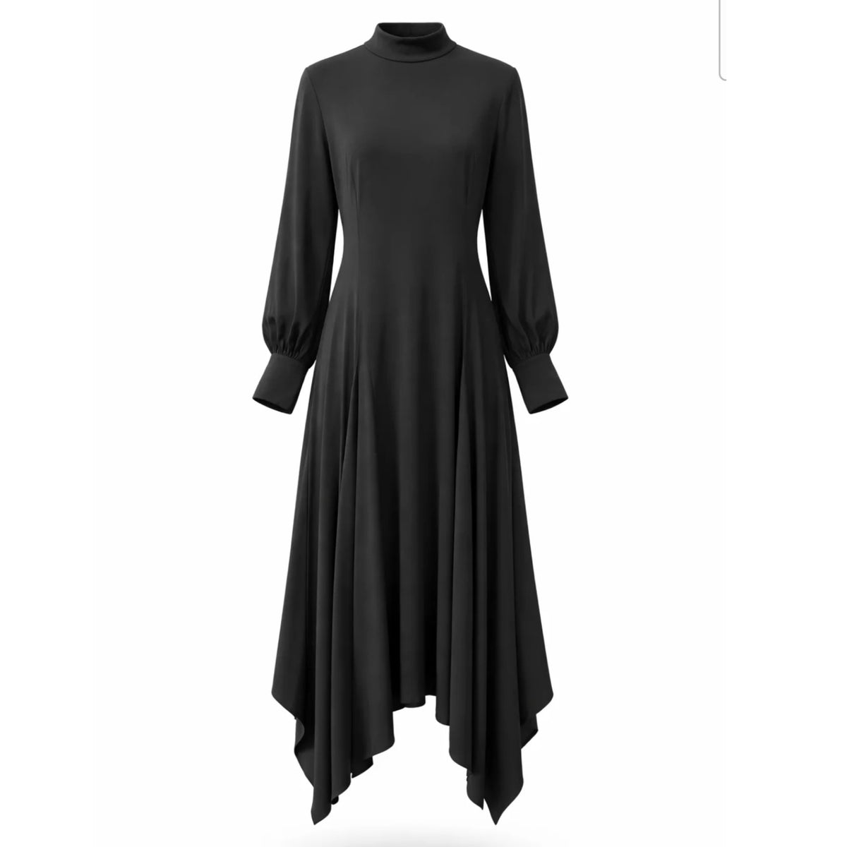 Solid Black Exquisite Dress Code Plus