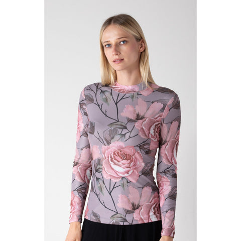 Kore Shirt Pink Floral Lunella