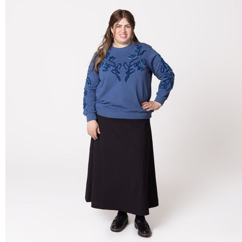 Concept Top Dusty Blue