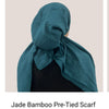 Bamboo Crepe Solid Pretied Headscarf Valeri