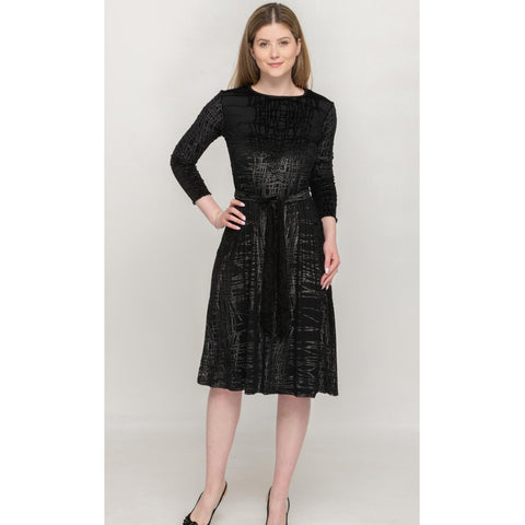 Aline Foil Web Dress
