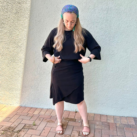 Not-A-Wrap Dress Black Align