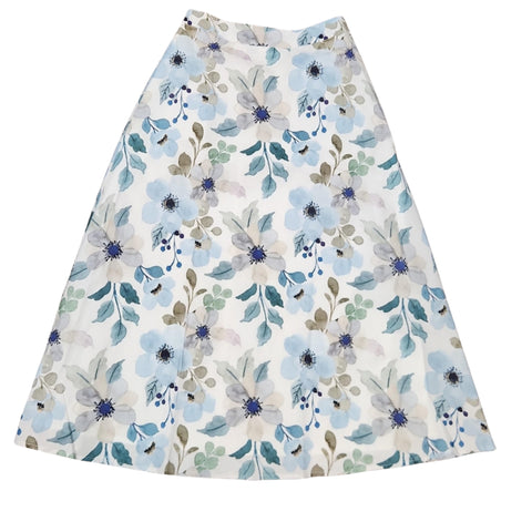 Teal Floral Skirt Lilac Teen
