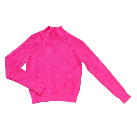 Pink Chunky Mockneck Sweater