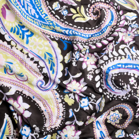 Chocolate Paisley Tichel Nicsessories