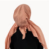 Bamboo Crepe Solid Pretied Headscarf Valeri