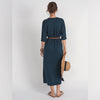 Pocket T-shirt Dress Indigo Adina LV - The Mimi Boutique