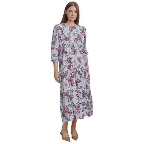 Rina Dress Berry Bloom