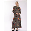 Belted Floral Dress Olive