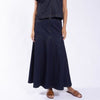 Arched Paneled Denim Skirt - The Mimi Boutique