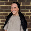 Rhinestones Pre-Tied Scarf Atifa