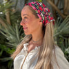 Red Rose Bouquet Headscarf SB