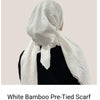 Bamboo Crepe Solid Pretied Headscarf Valeri