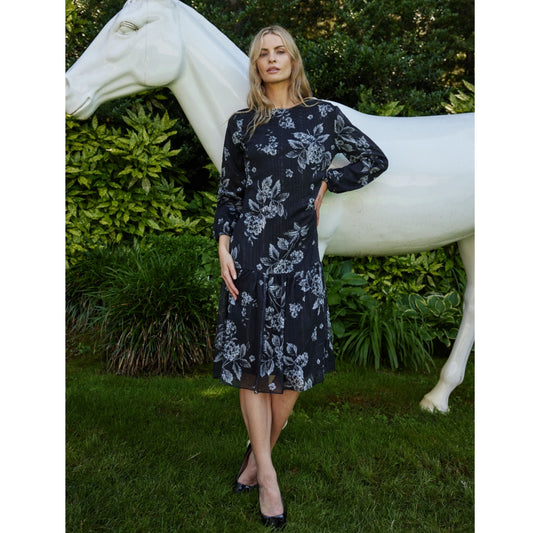 Tessa Dress Black Floral