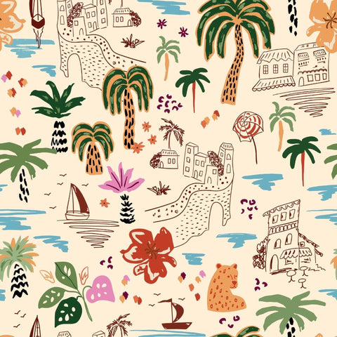 Riviera Sketch Headscarf Nicsessories