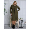 Plus Rhea Olive Dress