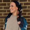 Butterfly Border Pre-Tied Scarf Atifa